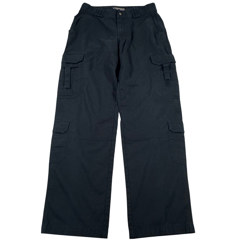 5.11 Tactical Black Ripstop Cargo Pants Men's 34x34 Multi Pocket Work Trousers
